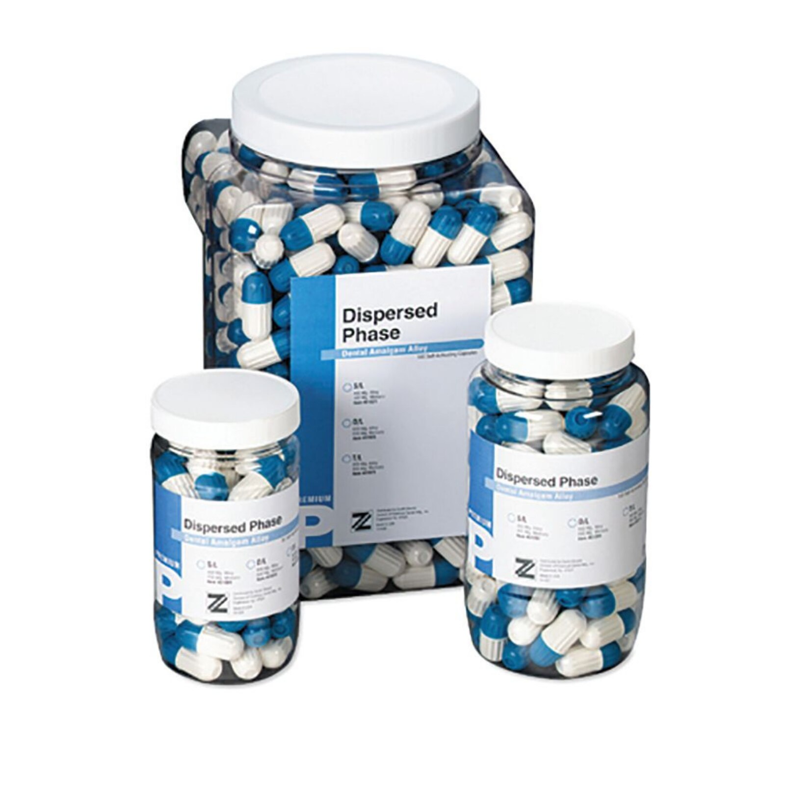 Zenith Premium Dispersed Phase Amalgam Alloy Single-Spill Capsules Regular Set Jar of 50 thumbnail 2