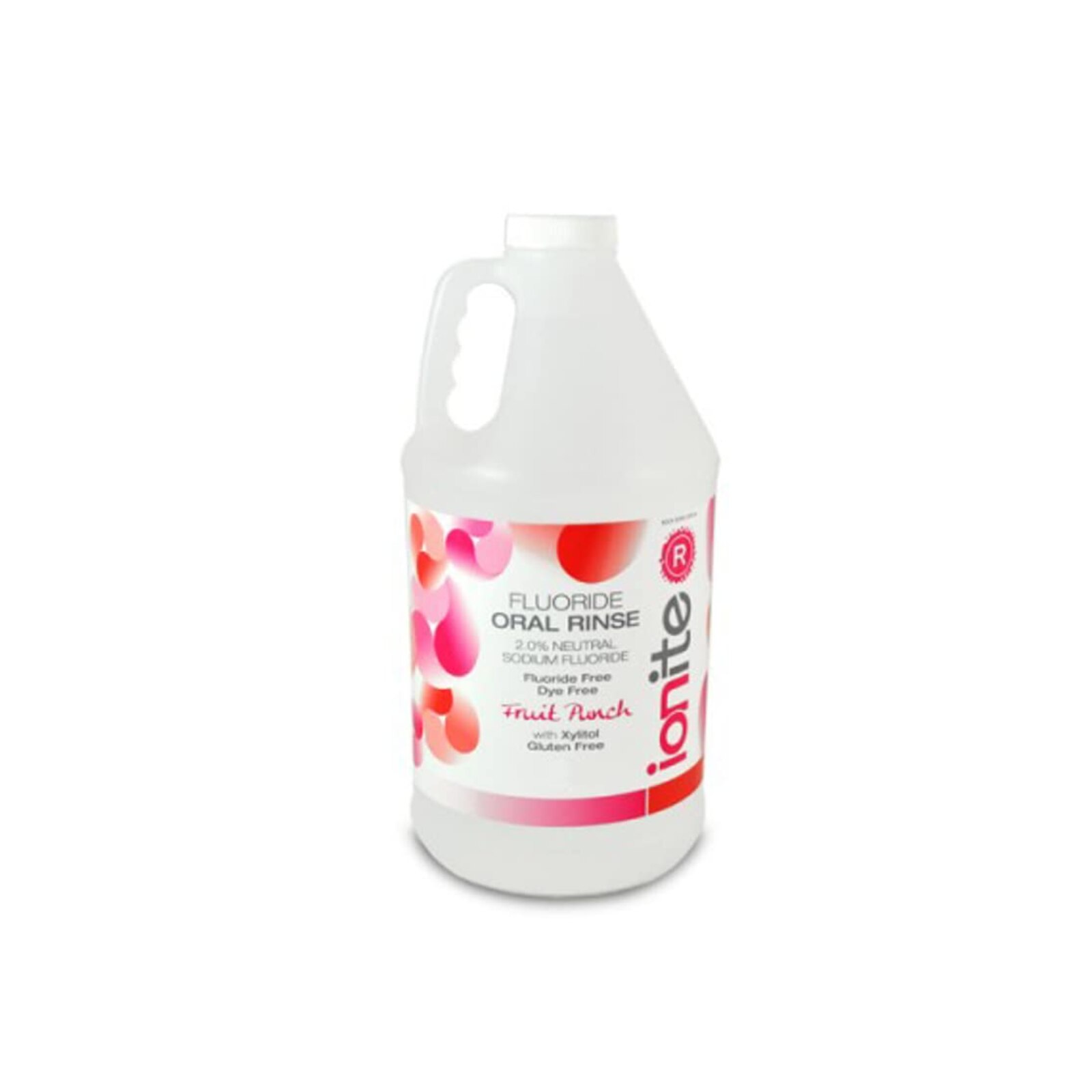 ***DiscontinueNA when depleted***Ionite R Neutral Sodium Fluoride 2% Rinse 64oz Fruit Punch 56-00121 thumbnail 2