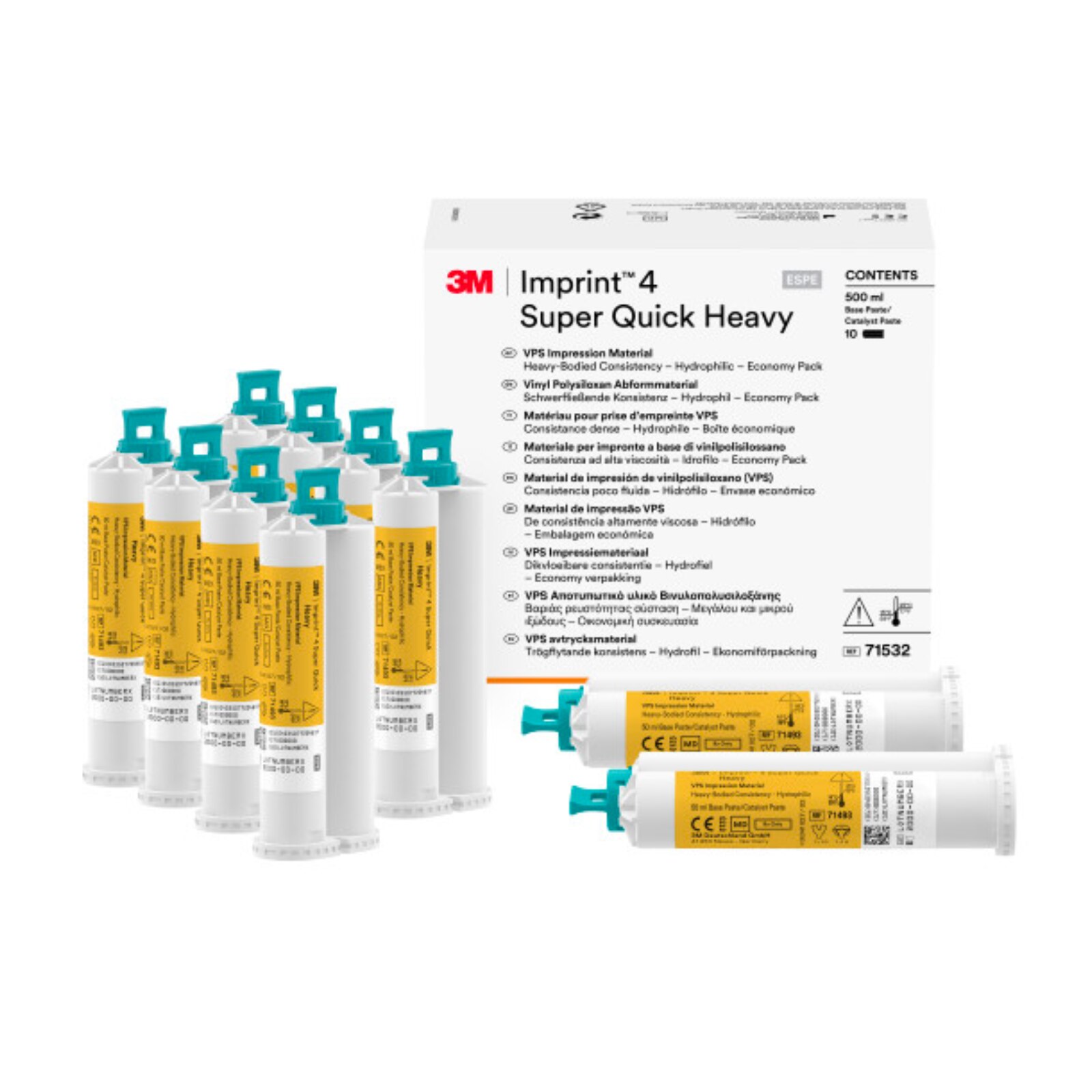 Imprint 4 Garant Bite Registration Material, Super Quick Heavy Economy Tray Material, 50 ml, 10/Pk, 71532 thumbnail 9