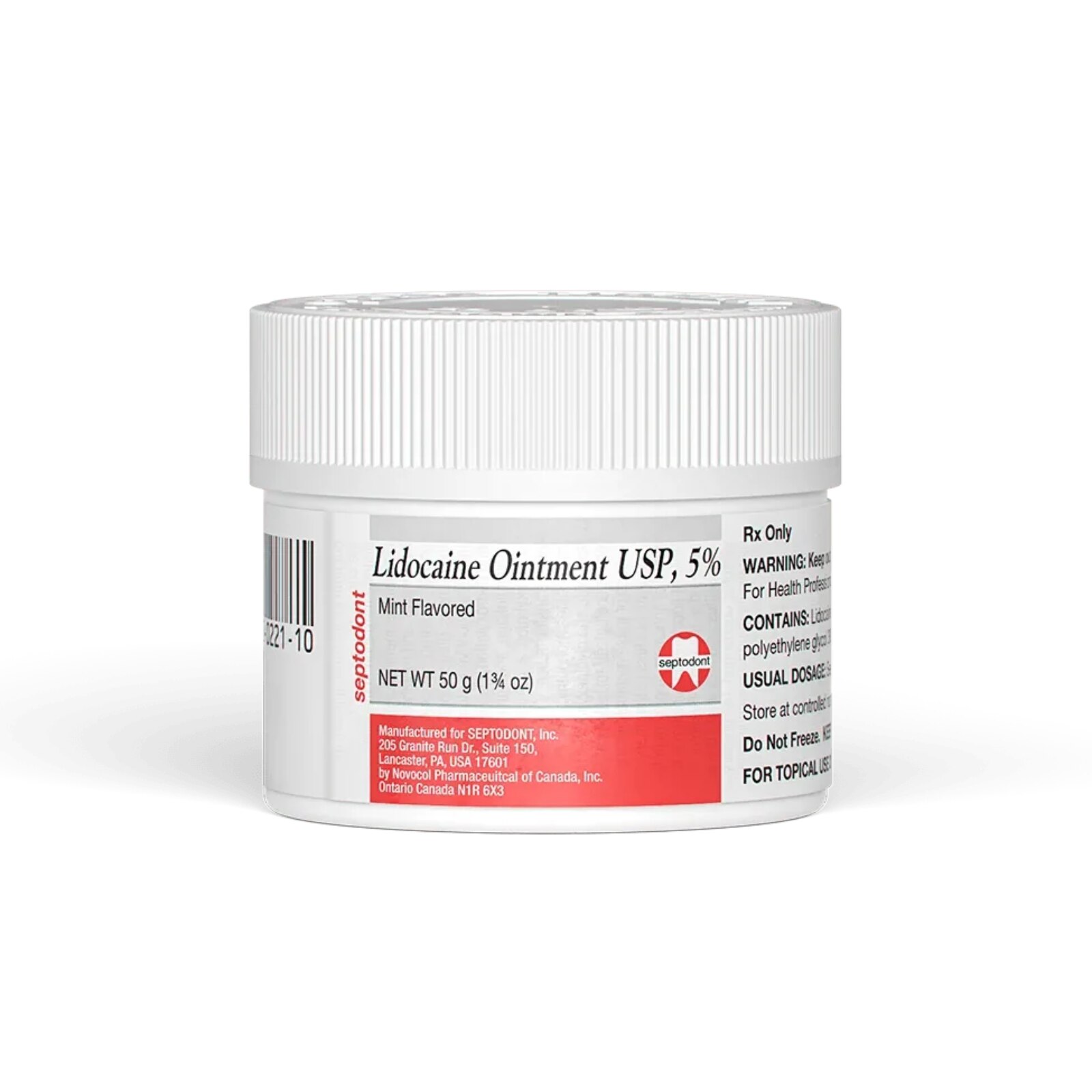 Lidocaine Topical Ointment Mint 50g/Jar product image