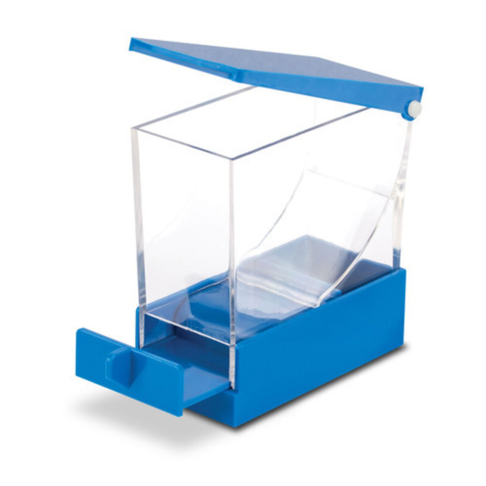 Cotton Roll Dispenser Pull Style Blue product image