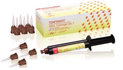 Tempsmart Temporary Crown & Bridge Material, Cartridge, 10 ml, A2, 1/Pk, 009399 thumbnail 4