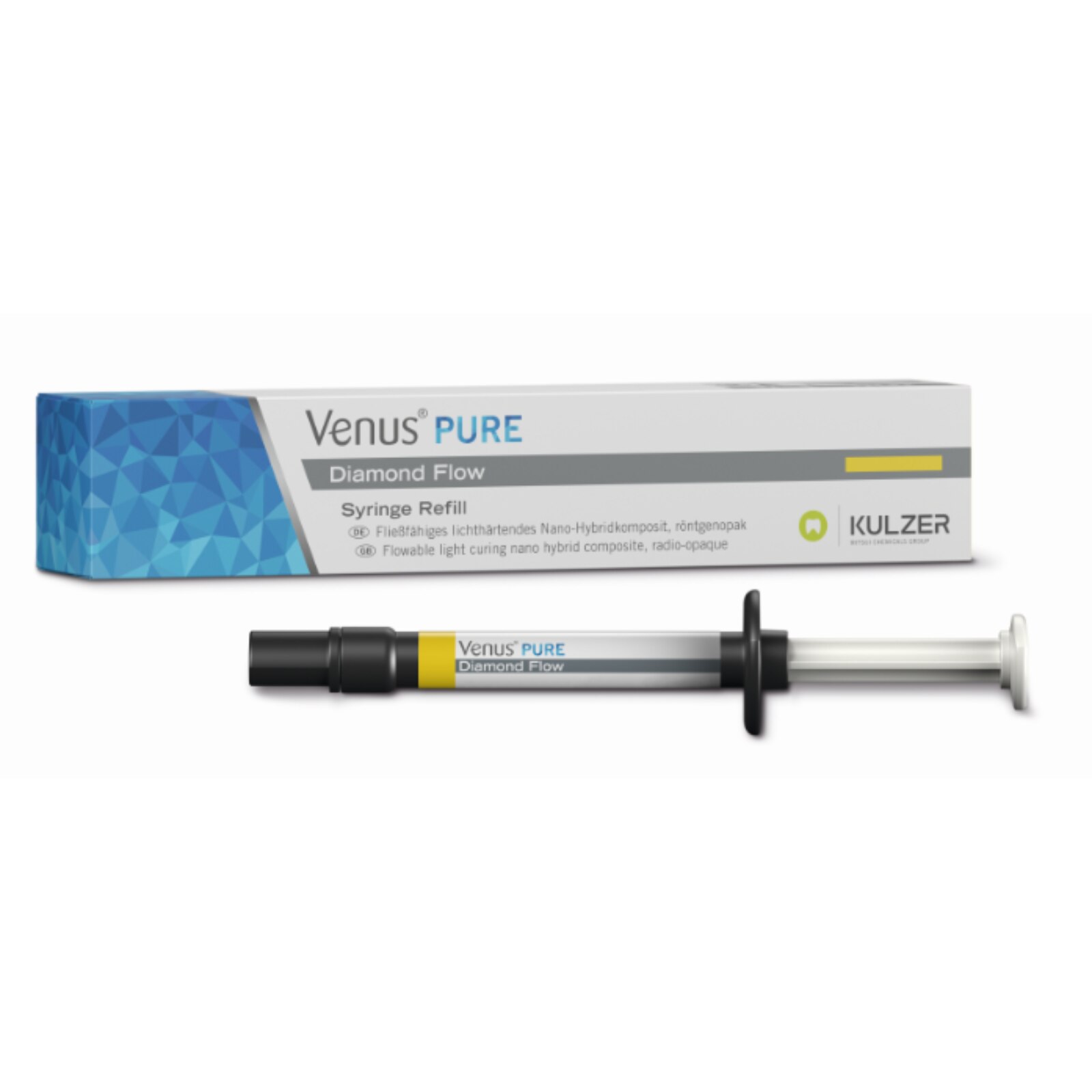 Venus Diamond Flow Flowable Composite Pure Light Syringe 1.8/Gm thumbnail 6