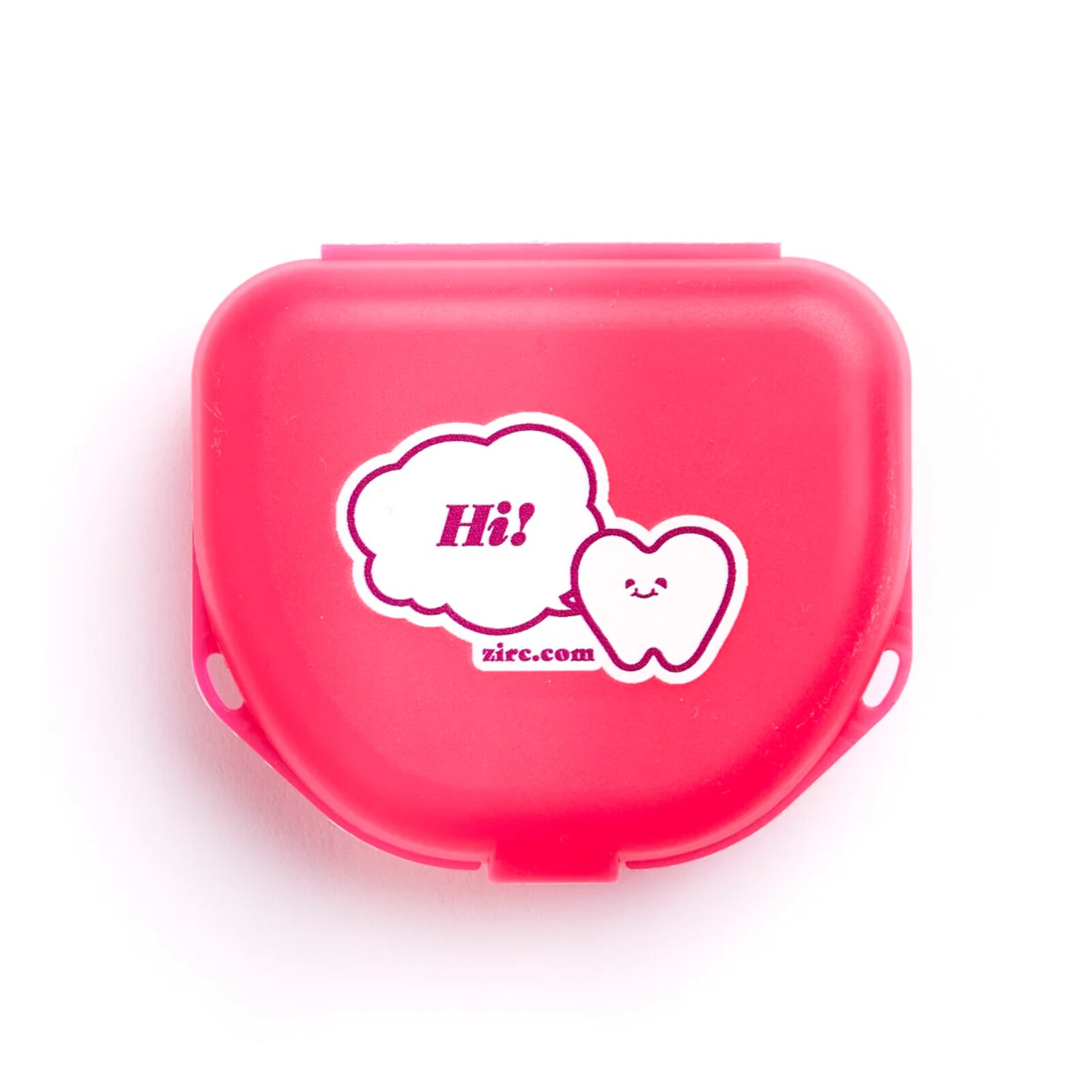 Imprinted Retainer Box 1 in Neon Pink 144/Pk product image