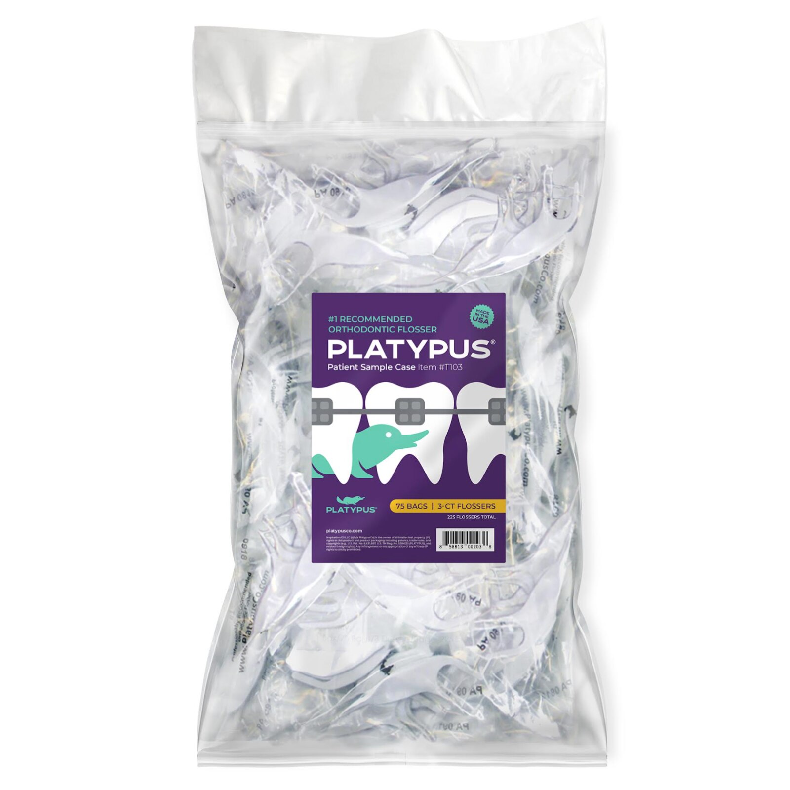 Orthodontic Flossers, Sampler Pack, 75/Pk, T103 thumbnail 10