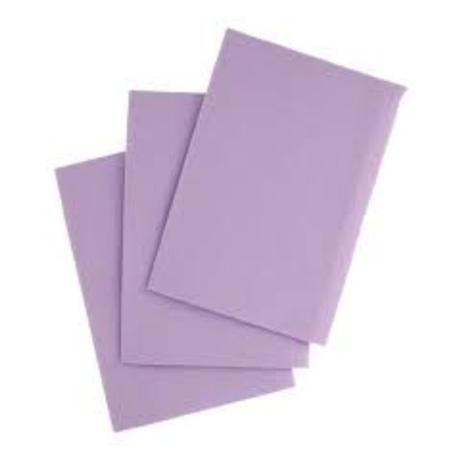 Disposable Bibs, 2-Ply and Poly-Back, 13" x 18", Lavender, 500/Pk, BIB-10L thumbnail 3