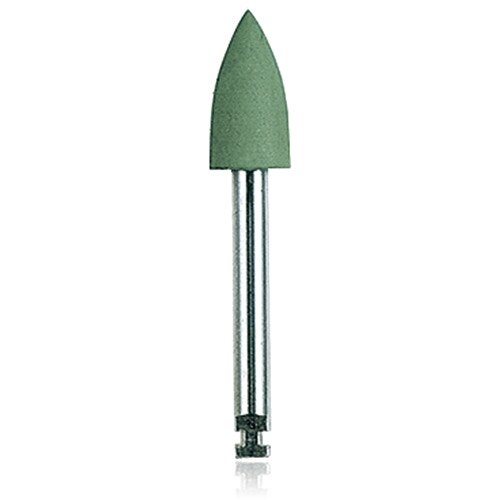 NTI Silicone Polishers, RA, Flame, # 050, 5 mm, Universal, Green, 10/Pk, P0132-047 thumbnail 3