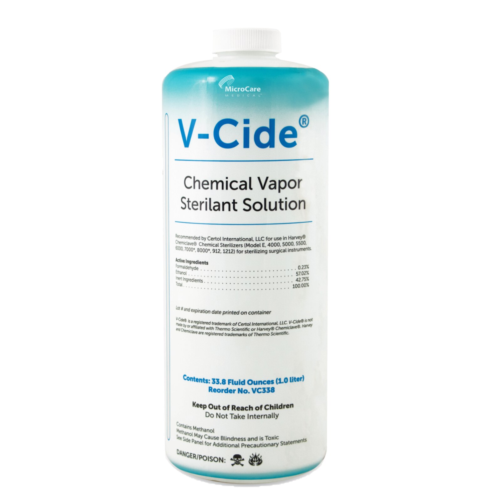 V-Cide Chemical Vapor Sterilant 1L, 4/Pk, VC338 thumbnail 5