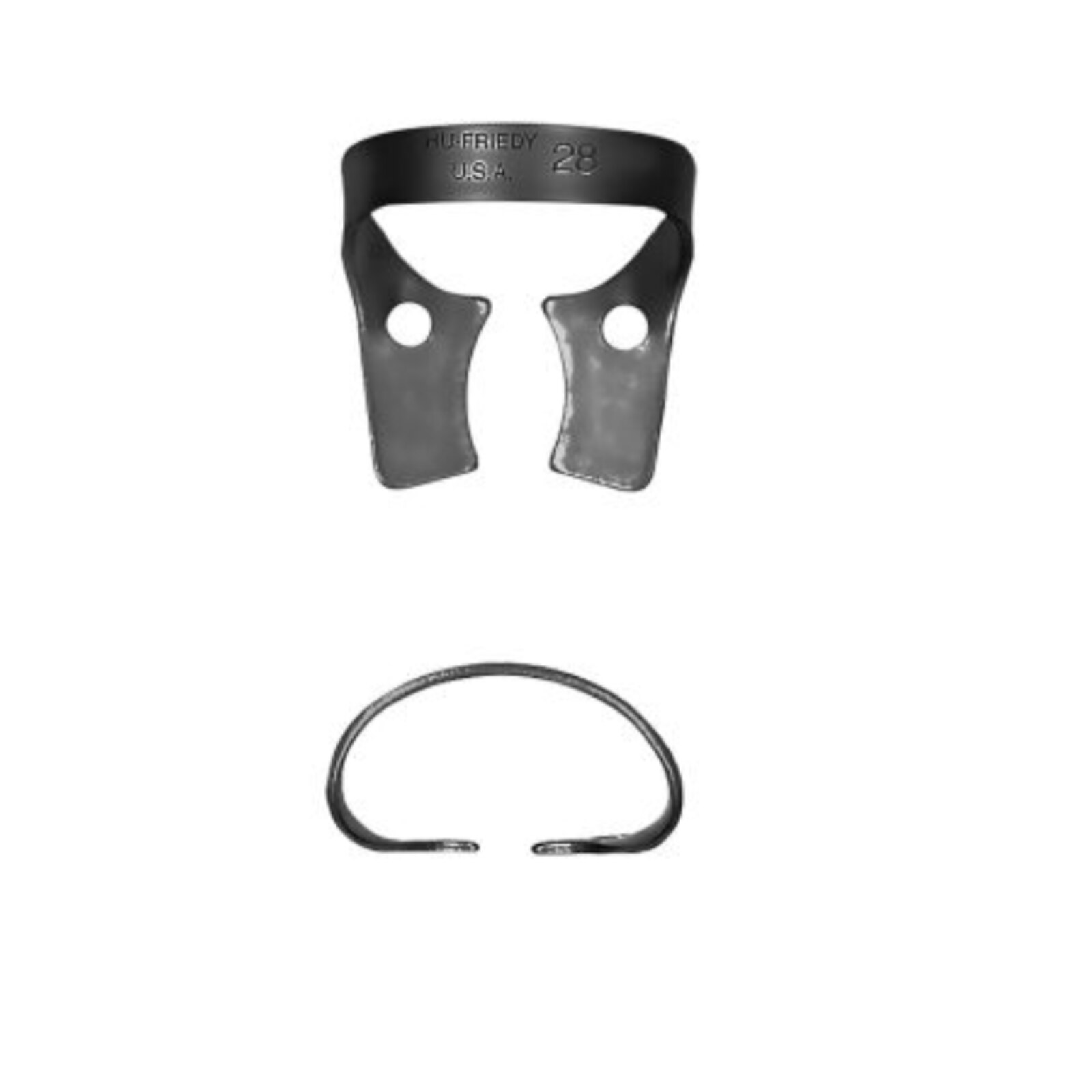 Hu-Friedy Black Line Rubber Dam Clamp Wingless Size 28 Ea thumbnail 5