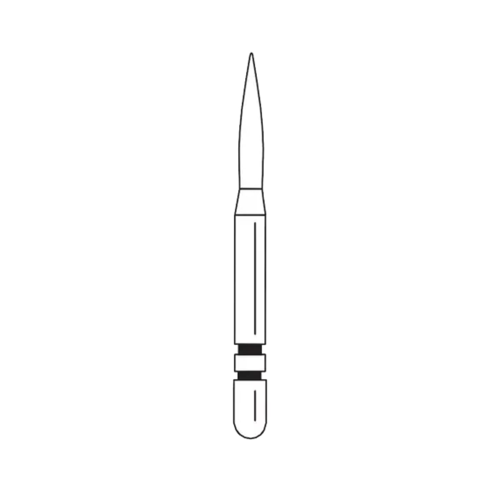 Two Striper MFS Diamond Bur Finishing Friction Grip MF2 265 5/Pk thumbnail 10