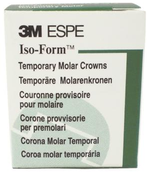 3M Iso-Form Temporary Molar Crowns, U70, Upper Right Second Molar, 5 Crowns
