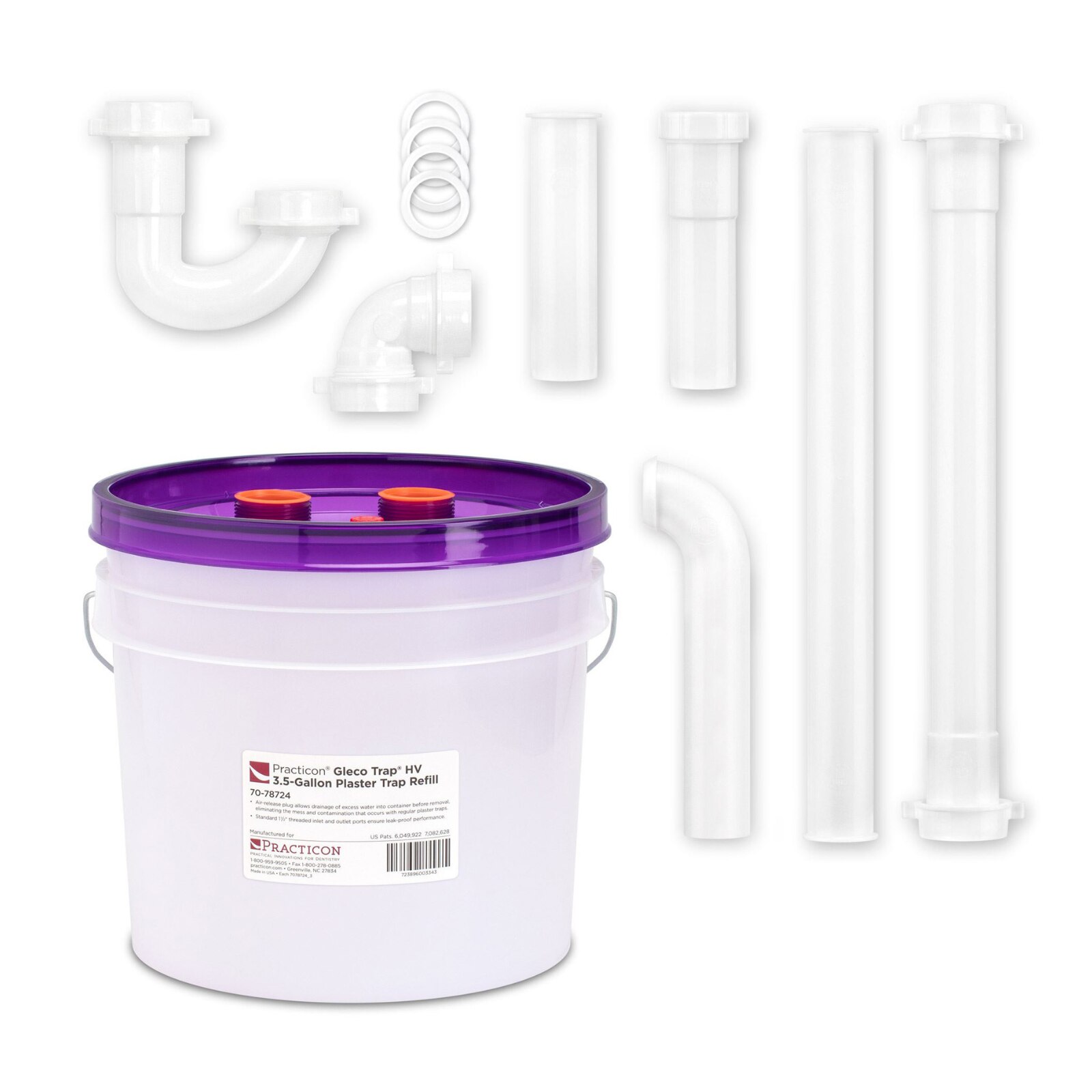 Gleco Trap Hv Kit 3.5-Gallon Plaster Trap Kit. Includes 3.5-Gallon Heavy Duty Container All , 7078722 thumbnail 4
