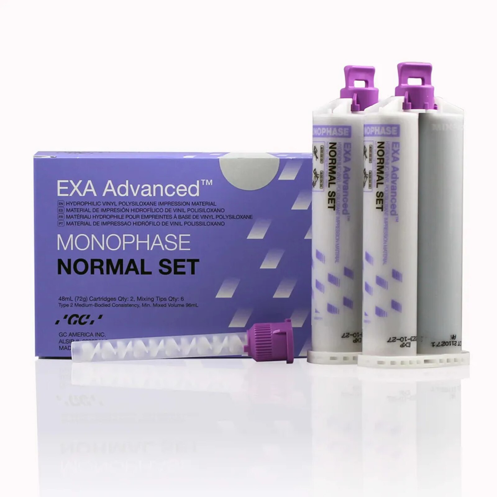 EXA ADVANCED Impression Material Cartridge Nrml St 48 mL Monophs Bulk Pack 32/Pk thumbnail 9