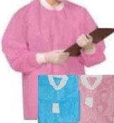 The Essentials Lab Jackets Large 10/Pk Ceil-Blue