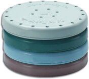 Bur Block Magnetic 8 Hole Round Teal