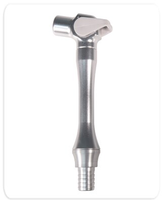 Bull Frog Ergo Vac 110Â° HVE Handpiece, with 1/2" Swivel Tubing Adapter, Aluminum, 1/Pk, B11171 thumbnail 5