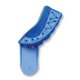 Tray Aways Disposable Plastic Impression Trays, Perforated, # 8, Partial Upper Left, Lower Right, 12/Pk, 921895 thumbnail 2