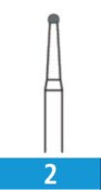 Carbide Burs FG #2 100/Pk