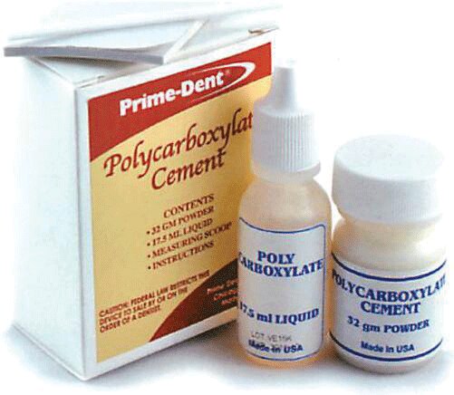 Primedent Polycarboxylate Cement Kit 32g/17.5ml 010-036 product image