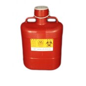 Sharps-Tainers Large 10Qt Locking Cap Red