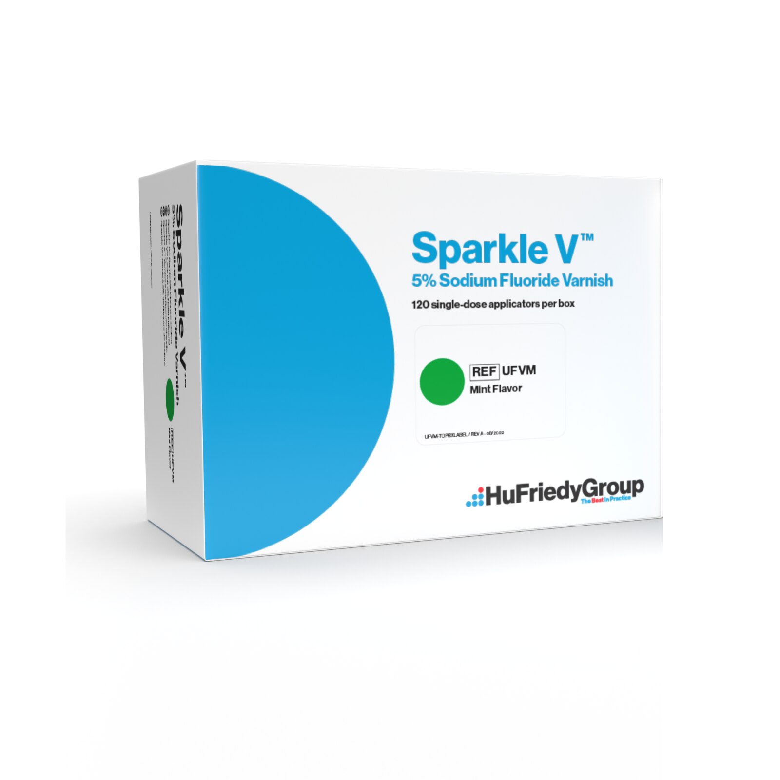 Sparkle V Fluoride Varnish Unit Dose 5% NaF 0.4 mL Mint 120/Bx thumbnail 11