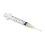 MONOVAC Irrigation Pre-Tipped Syringes 3cc 27ga Side Vent 100/Pk Yellow