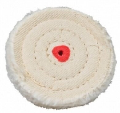 Muslin Buff Wheels, 30-Ply, 4", 1/Pk product image