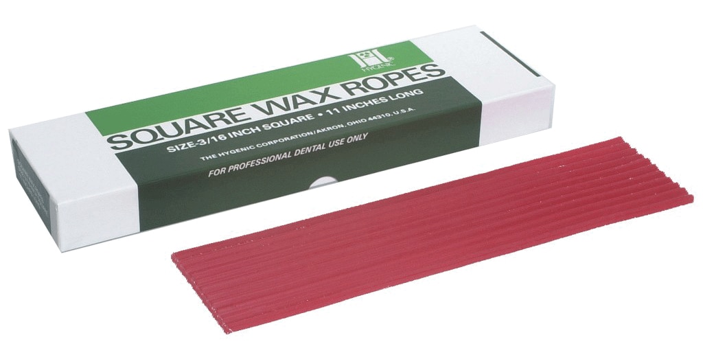 Hygenic Wax Ropes, Square, White, 44/Pk, H00820 thumbnail 8