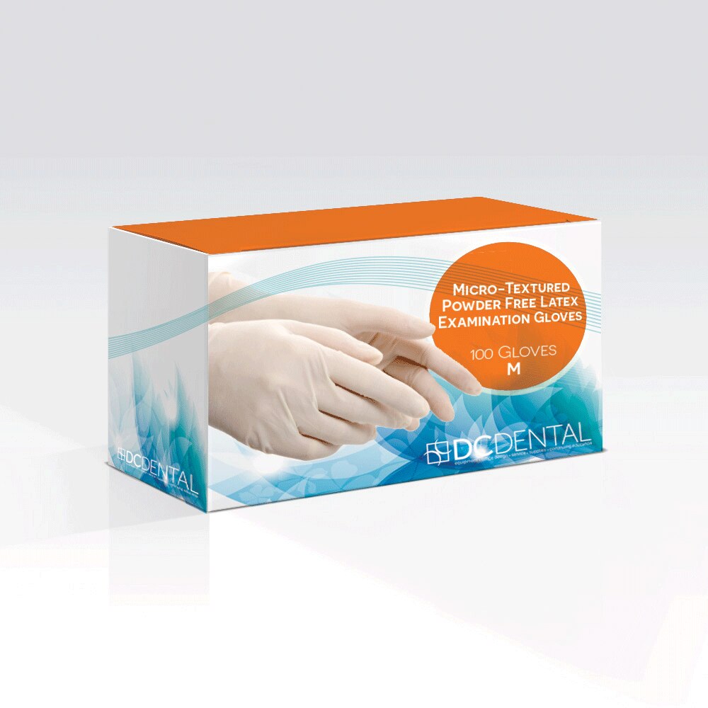 Gloves Latex PF Medium 100/Bx Case Pack 10/Cs product image