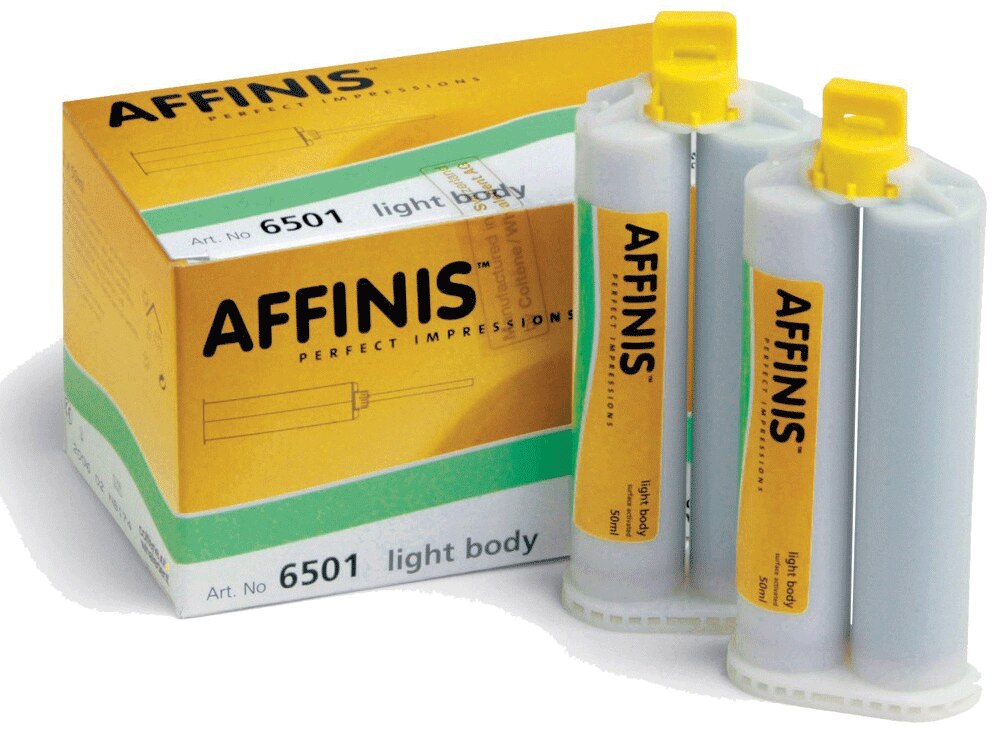 Affinis System 75 Tray A-Silicone Impression Material, Bulk Pack, MonoBody, 75 ml, Light Blue, 20/Pk, C6587 - Affinis System 75 Tray A-Silicone Impression Material, Bulk Pack, MonoBody, 75 ml, Light Blue, 20/Pk, C6587 - Image 1
