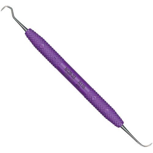Cruise Line Sickle Scaler, Double-Ended, N128/33 Nebraska, Anterior, Purple, 1/Pk, R115 product image