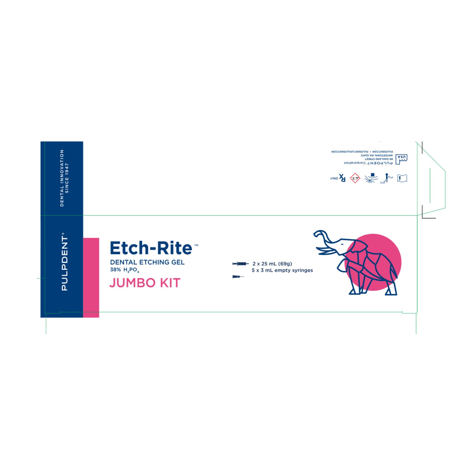 Etch-Rite Dental Etching Gel, 38% Phosphoric Acid, Jumbo Syringe Kit, 25 ml, 2/Pk, ET-50 thumbnail 10