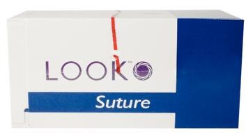 Chromic Gut Suture with C26 Needle (RC), 1/2 Circle, 18"/45 cm, # 4-0, 12/Pk, 544B product image