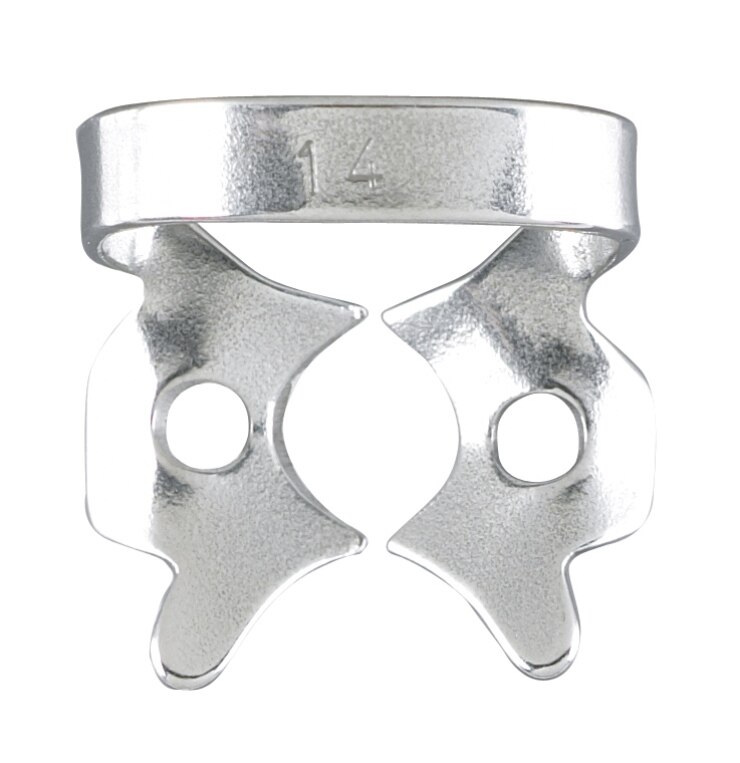 Rubber Dam Clamp, # 14, Winged, Molars, 1/Pk, 76D-14 thumbnail 2