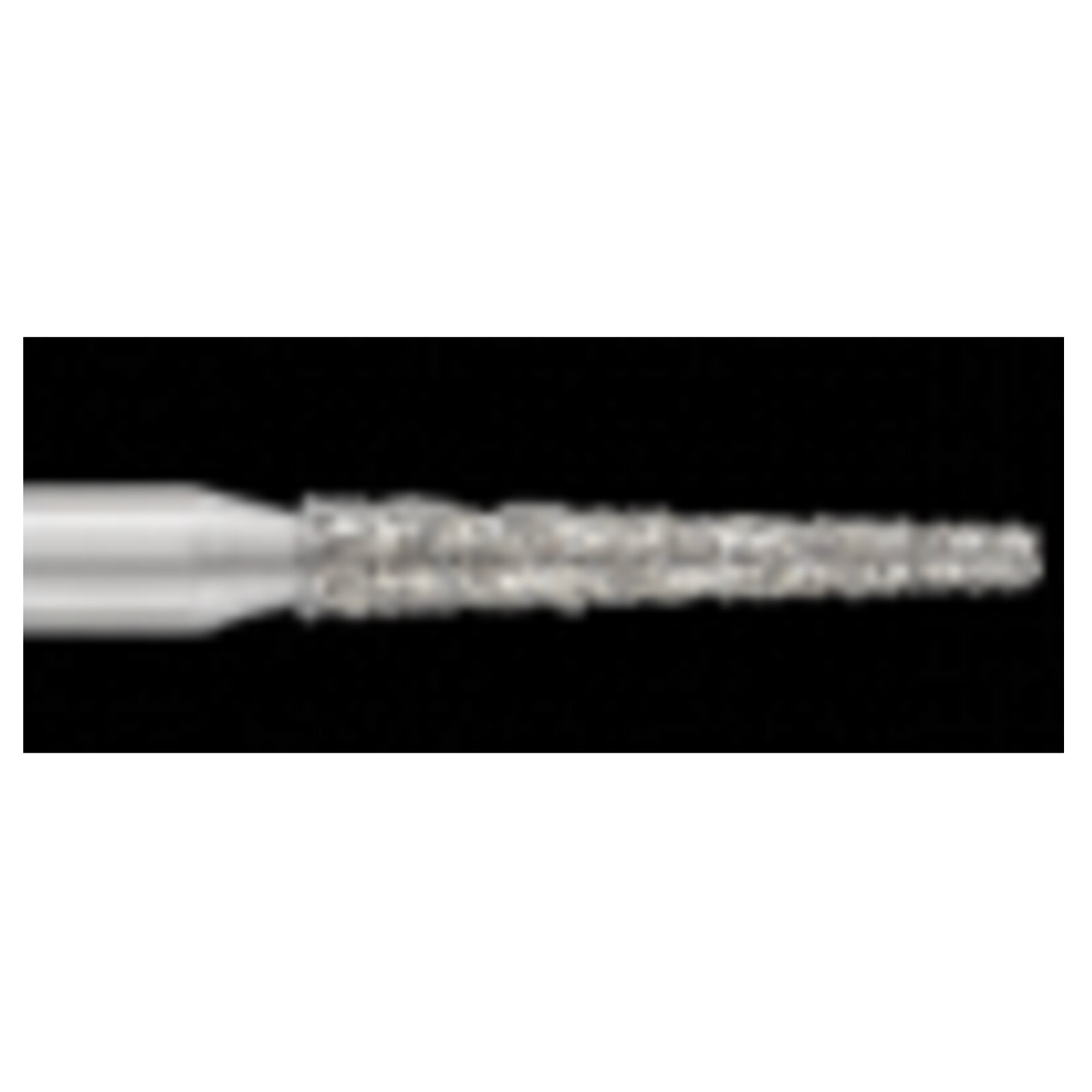 Piranha Diamond Single-Use Burs, FG, Flat End Taper, # 847-014, 1.4 mm, Super Coarse, Black, 25/Pk, 847-014SC product image