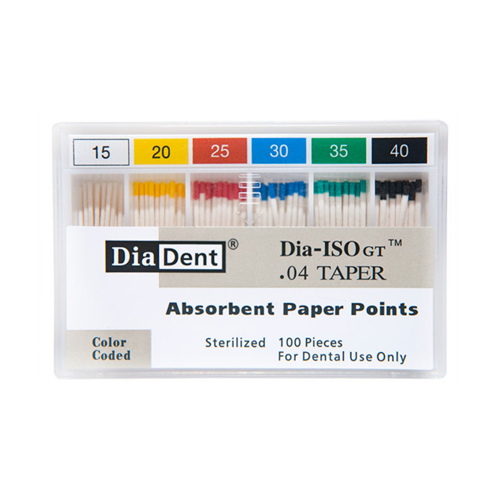 Dia-ISOGT Paper Points Tapered .04 #45/80 100/Slide Pk product image