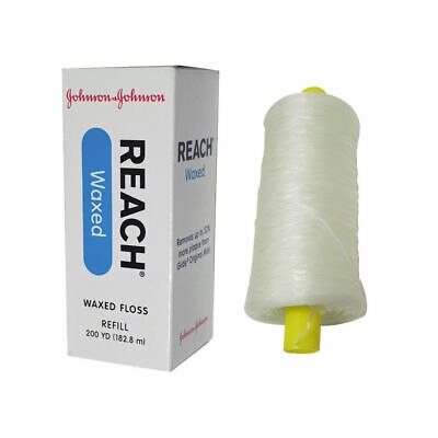 Reach Waxed Dental Floss, Refill, 200 yd, Unflavored, 1/Pk thumbnail 5