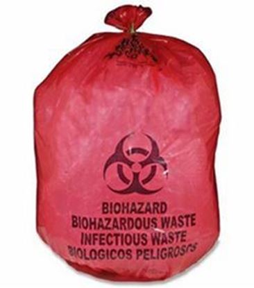Sure-Seal Red Biohazard Bags 24x24 150/Rl product image