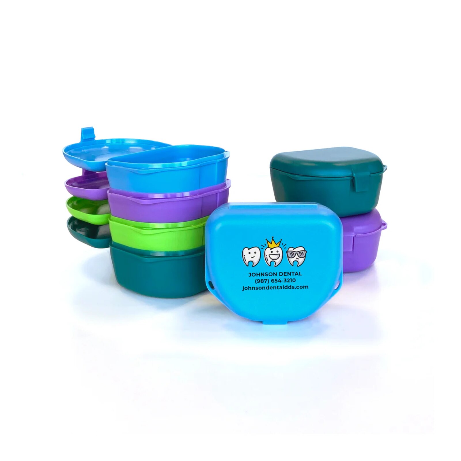 Imprinted Retainer Box 1.5 in Assorted 144/Pk thumbnail 3