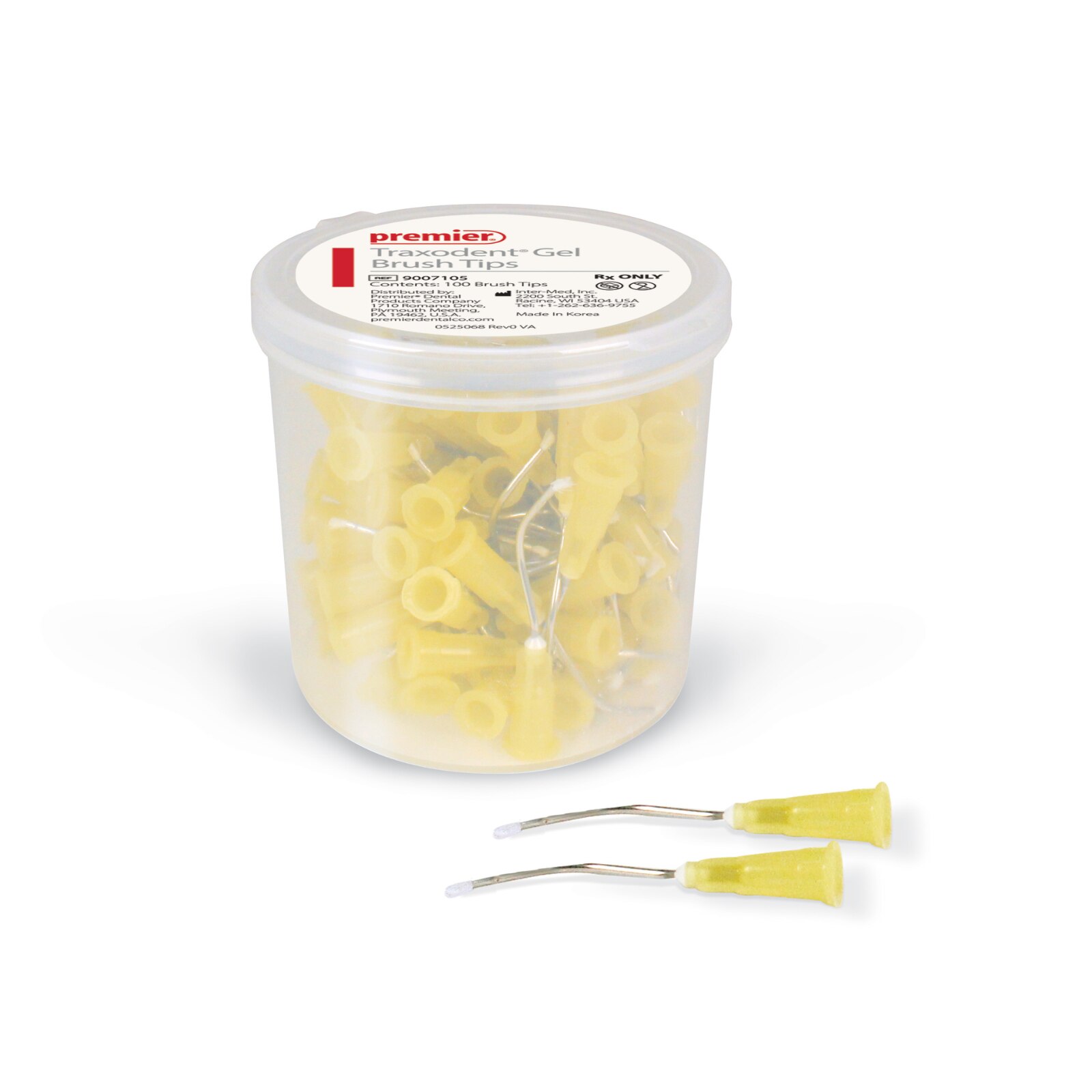 Traxodent Hemostatic Gel Brush Tips 100/Pk product image