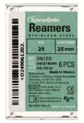 Reamers 21mm #45 6/Bx
