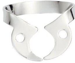 Hygenic Rubber Dam Clamp, Gloss Finish, # W3, Wingless, 1/Pk, H03814 thumbnail 7