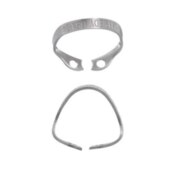 Rubber Dam Clamp #B4 Satin Steel