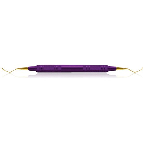 Universal Curette, XP, # 1-2 Barnhart, Narrow Blade Anterior, EagleLite, Resin, 3/8", Purple, 1/Pk, AECB1-2XPX thumbnail 9