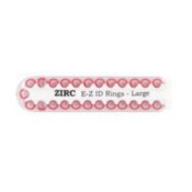 EZ-ID Instrument Rings Large Red 25/Pk