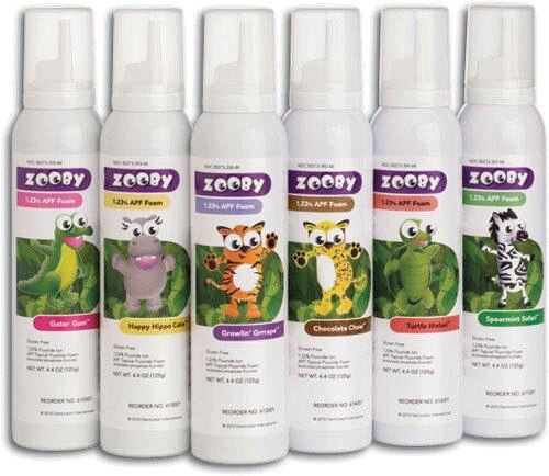 Zooby Fluoride Foam 1.23% APF Happy Hippo Cake 4.4oz/Bt thumbnail 10