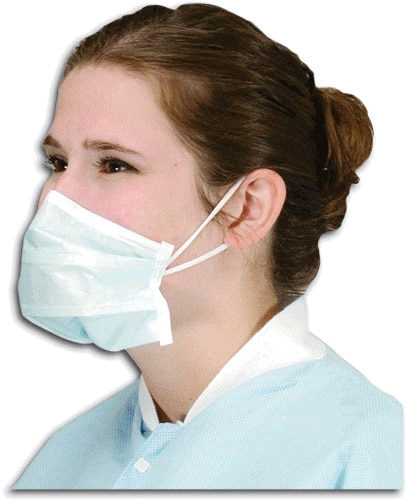 Critical Cover PFL Headband Face Masks, with Retention Band, Blue, 50/Pk, 608 thumbnail 10