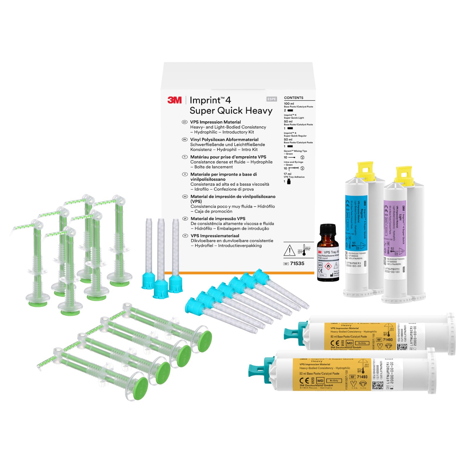 3M™ Imprint™ 4 Impression Material Super Quick Heavy Mint Intro Kit Ea thumbnail 5