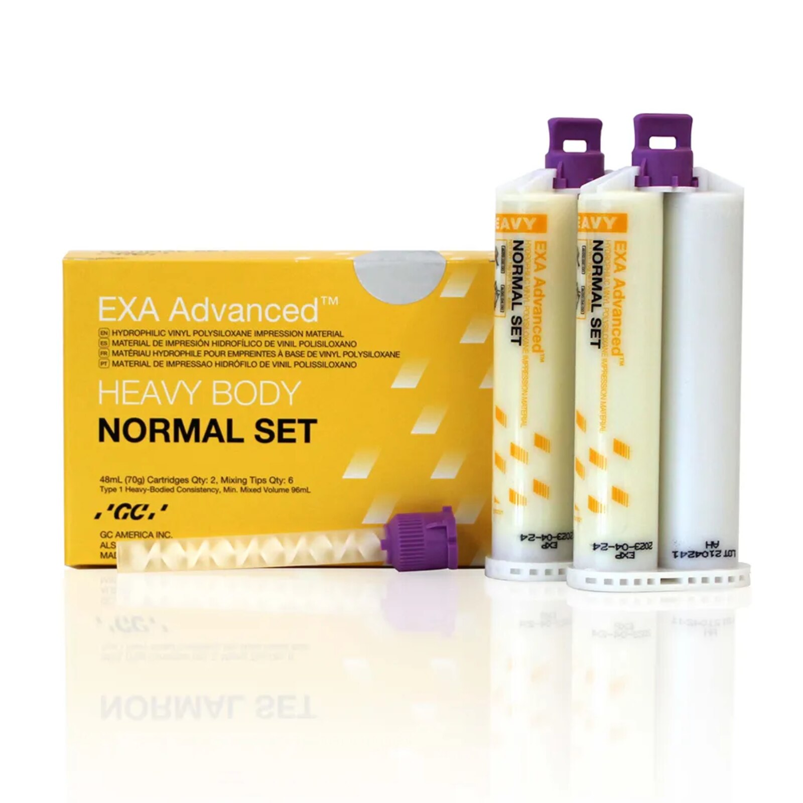 EXA ADVANCED Impression Material Cartridge Nrml St 48 mL Heavy Bulk Pack 32/Pk thumbnail 10