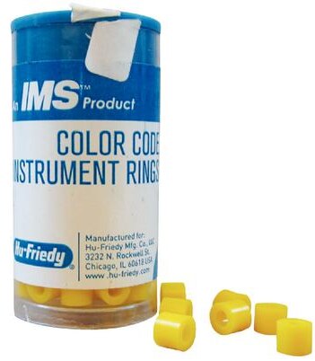IMS Color Code Instrument Rings, Large, Yellow, 50/Pk, IMS-1285L thumbnail 9